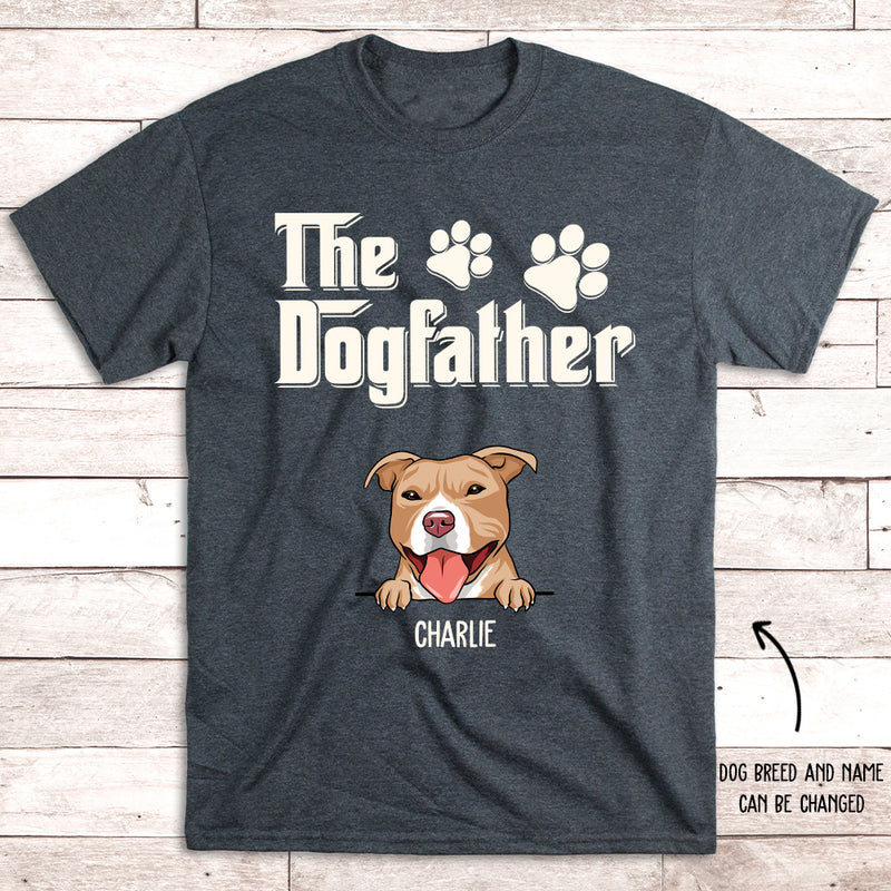 The Dogfather - Personalized Custom Unisex T-shirt