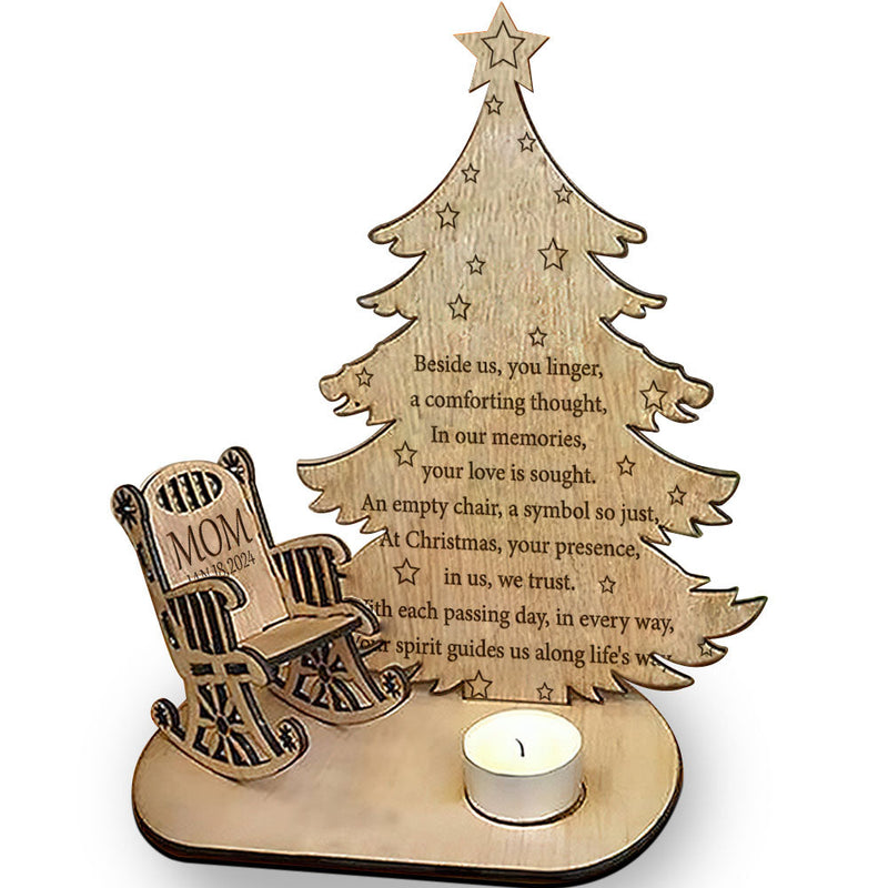 Beside Us - Personalized Custom Candle Holder