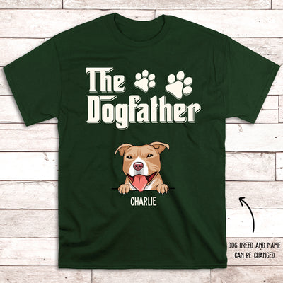 The Dogfather - Personalized Custom Unisex T-shirt