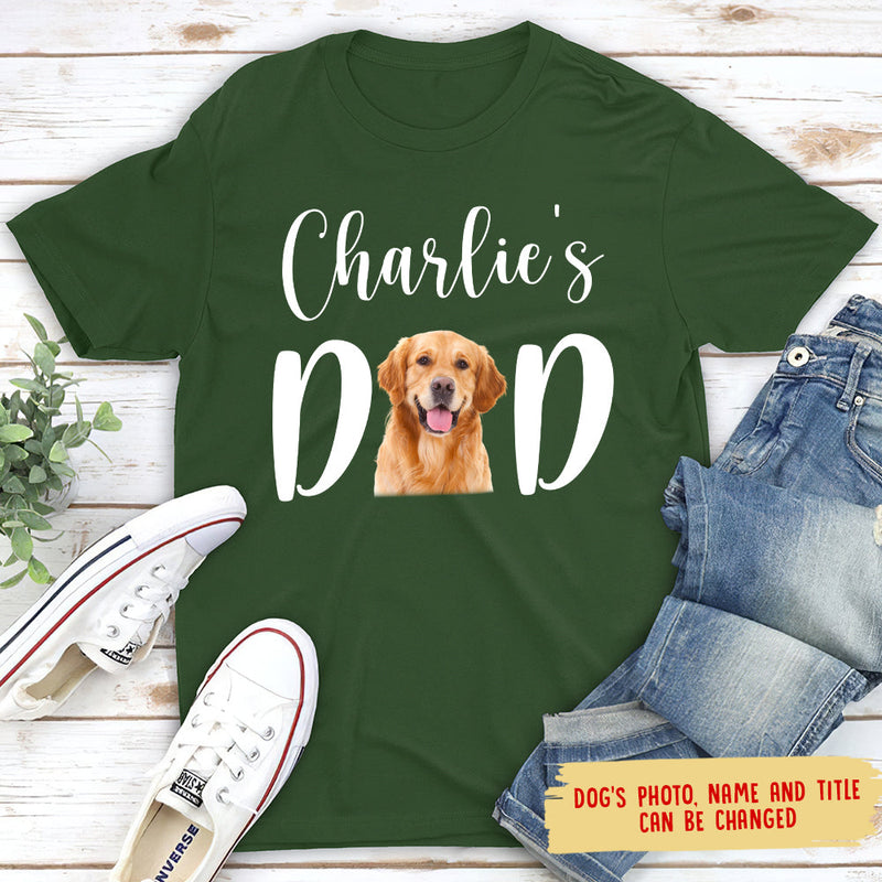 Dog Mom/Dad - Personalized Custom Photo Unisex T-shirt