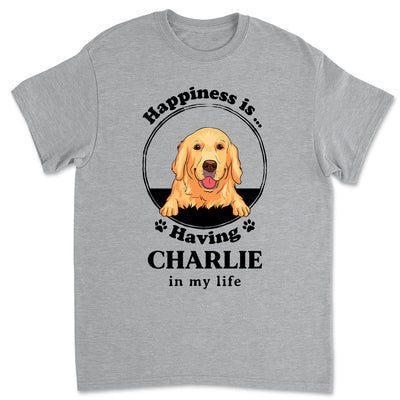 Happiness Is - Personalized Custom Unisex T-shirt