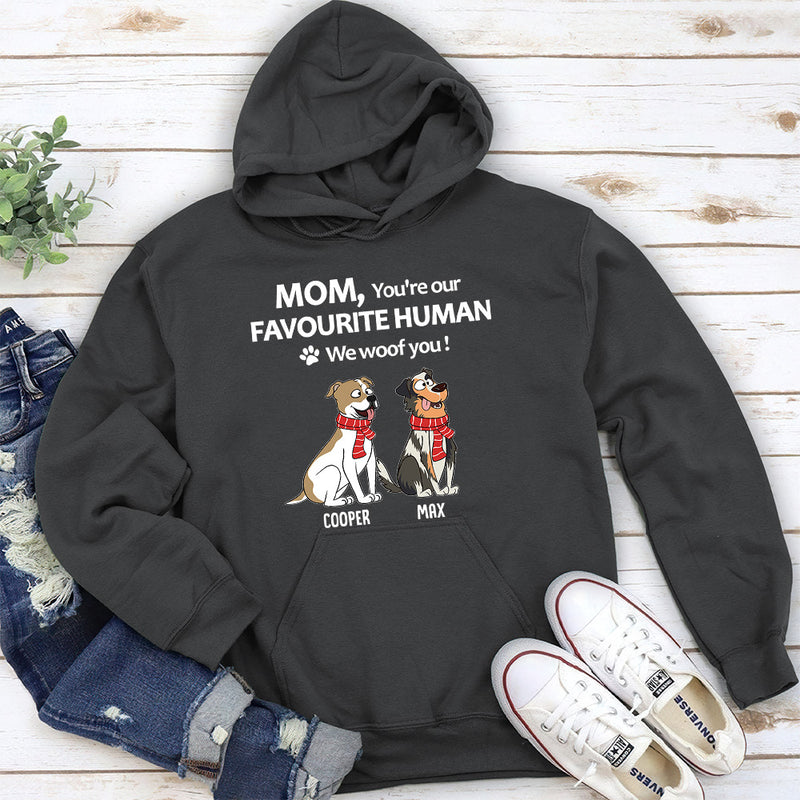 To My Favourite Human - Personalized Custom Hoodie