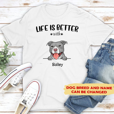 Life is better - Personalized custom premium unisex T-shirt