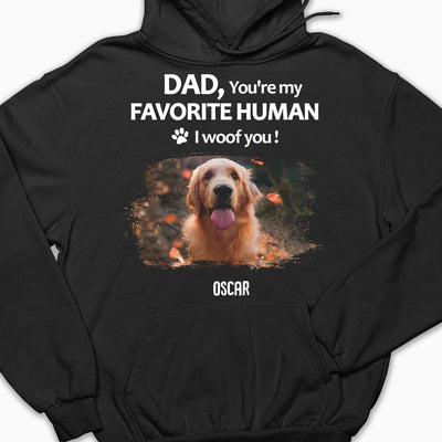 To My Favorite Human Photo - Personalized Custom Hoodie