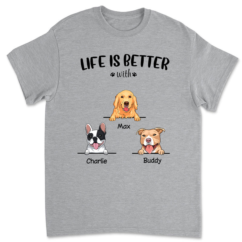 Life is better - Personalized custom unisex classic T-shirt