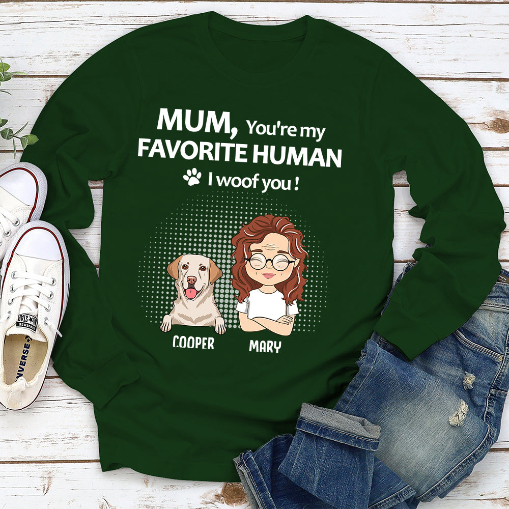 To Mom Dad - Personalized Custom Long Sleeve T-shirt
