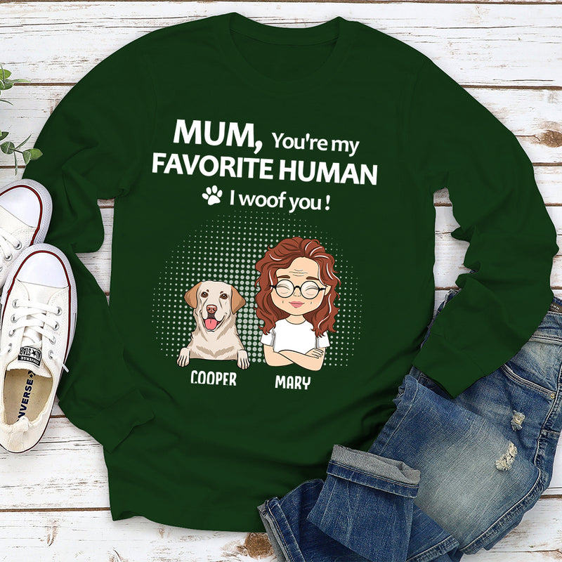 To Mom Dad - Personalized Custom Long Sleeve T-shirt