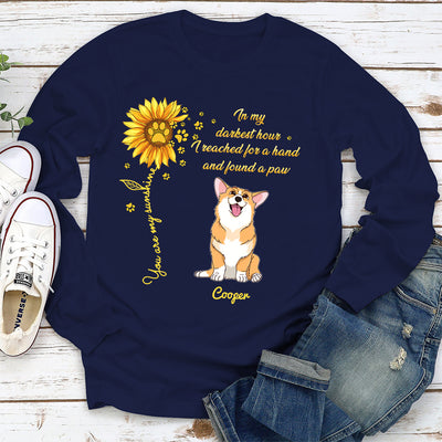 My Dog My Sunshine - Personalized Custom Long Sleeve T-shirt