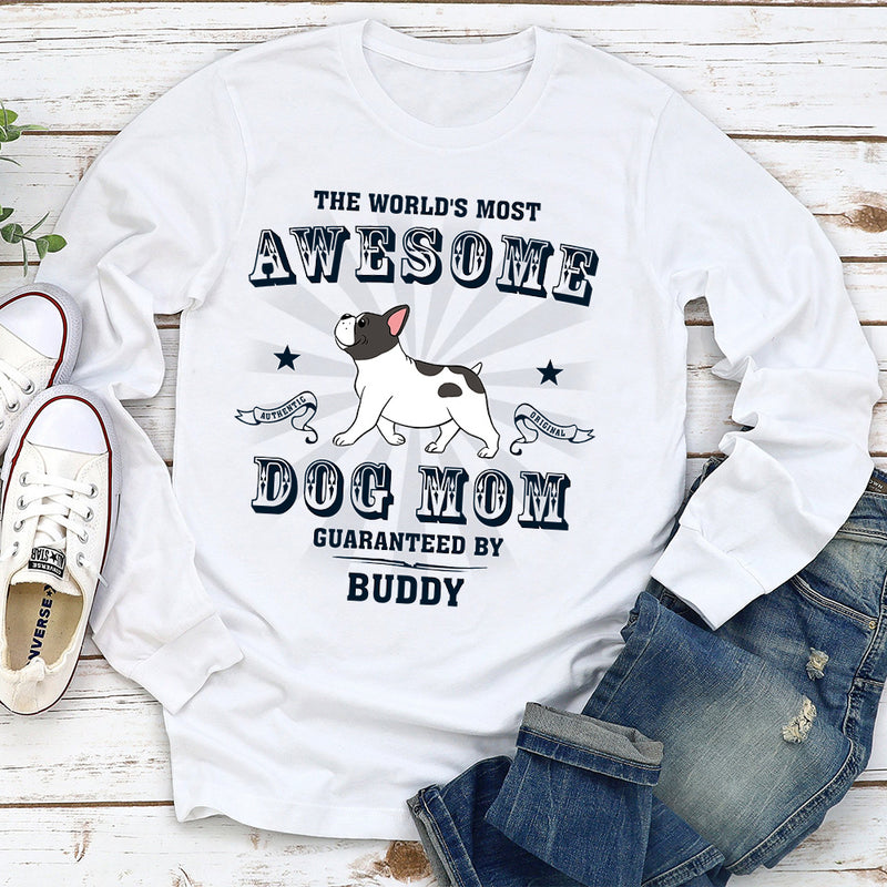 Most Awesome Dad - Personalized Custom Long Sleeve T-shirt