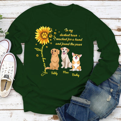 My Dog My Sunshine - Personalized Custom Long Sleeve T-shirt