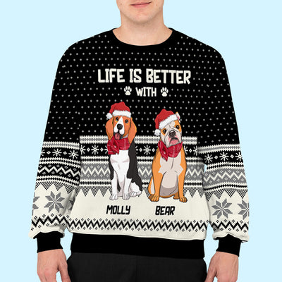 Better Life - Personalized Custom All-Over-Print Sweatshirt