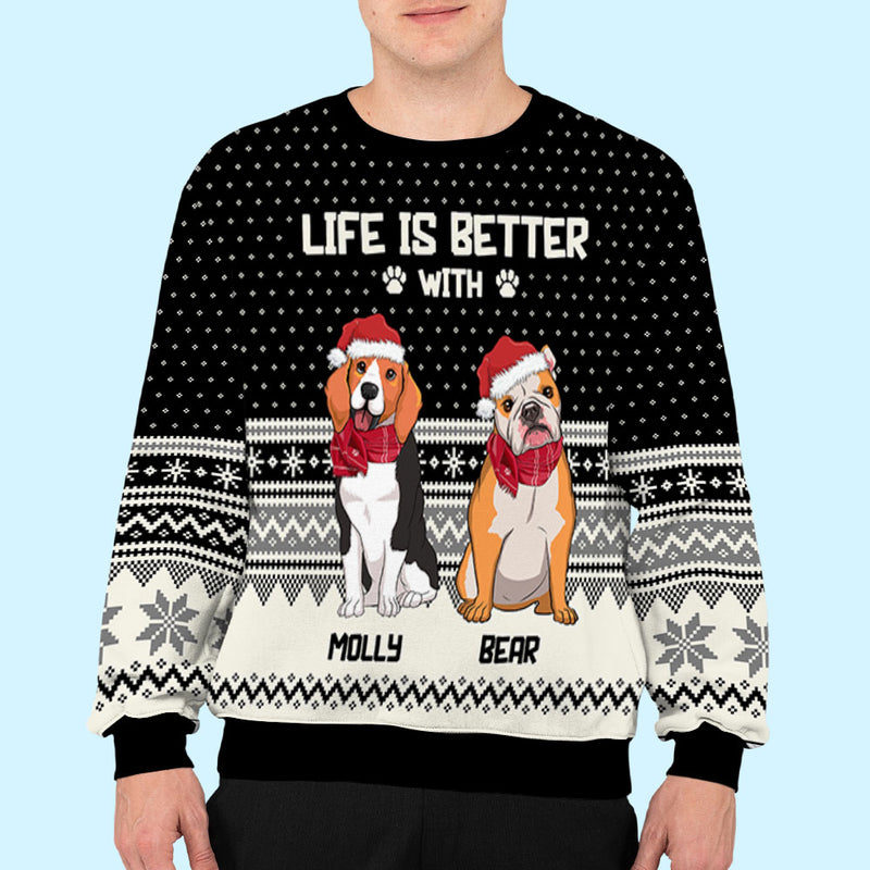 Better Life - Personalized Custom All-Over-Print Sweatshirt