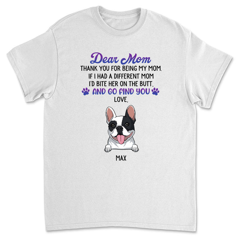 Dear Mom Thank You - Personalized Custom Unisex T-shirt