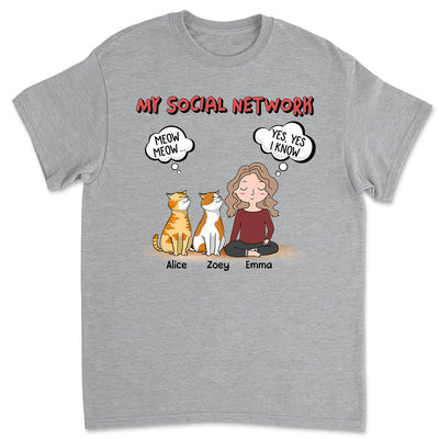 My Social Network - Personalized Custom Unisex T-shirt