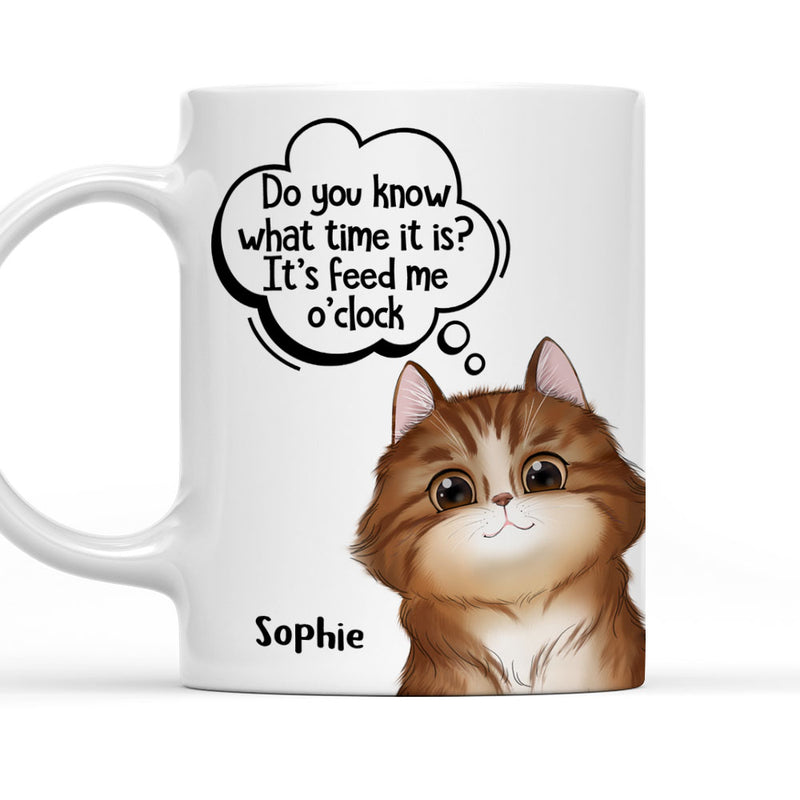 Feed Me O‘clock - Personalized Custom Coffee Mug