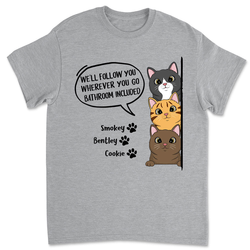 Cat Stalker - Personalized Custom Unisex T-shirt – PAWSIONATE