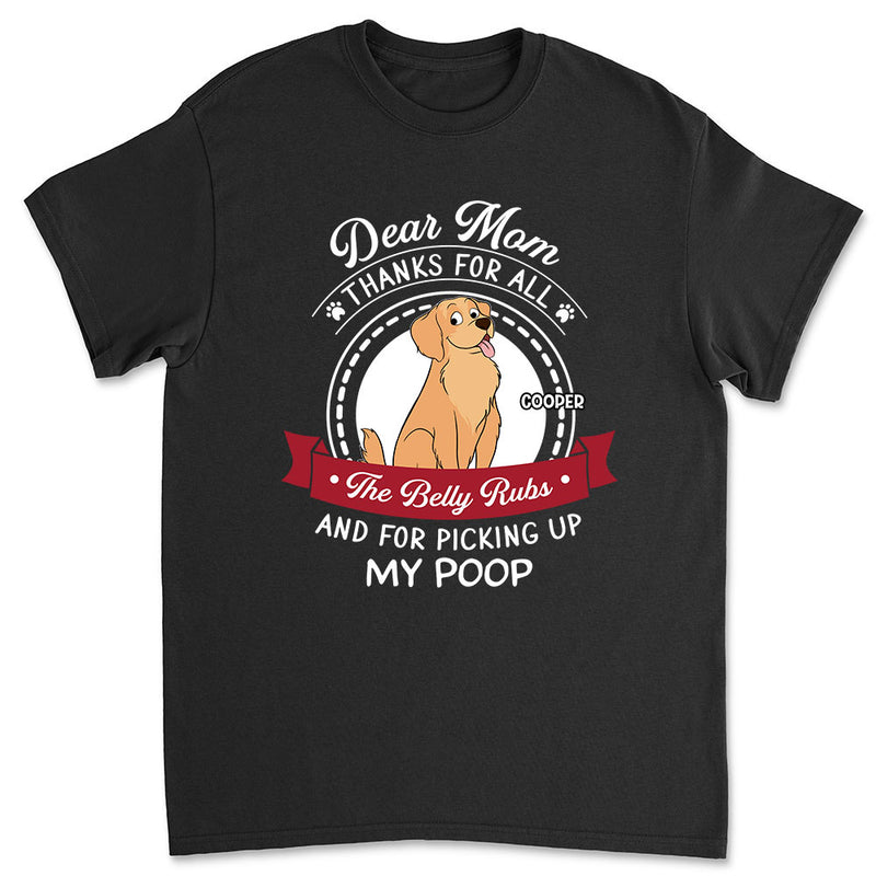 Dear Mom Thanks - Personalized Custom Unisex T-shirt