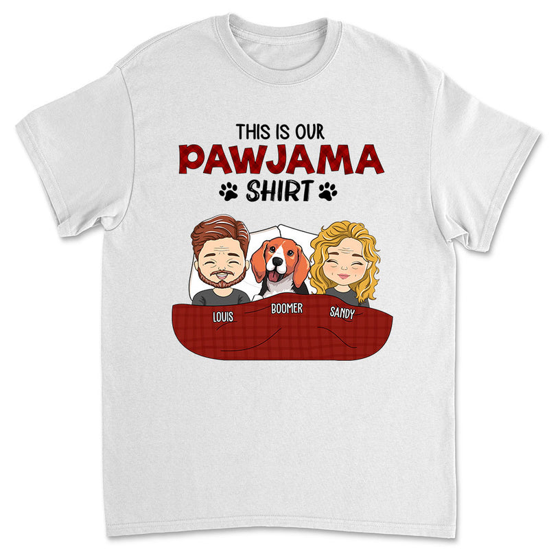 Pawjama Shirt Couple - Personalized Custom Unisex T-shirt