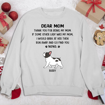 Dear Mom Xoxo - Personalized Custom Sweatshirt