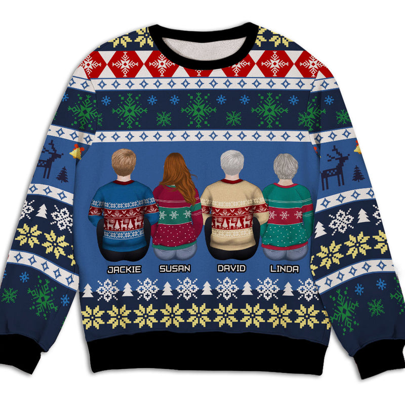 Family Sweatshirts - Personalized Custom All-Over-Print Sweatshirt