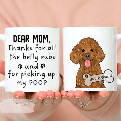 Pick Up Dog Poop - Personalized Custom Coffee Mug