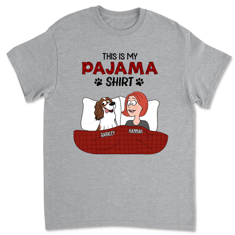 Funny Pajama Shirt - Personalized Custom Unisex T-shirt