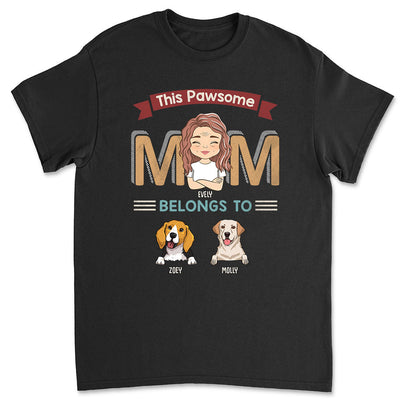 Pawsome Parents - Personalized Custom Unisex T-shirt