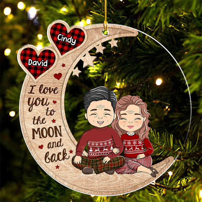 I Love You - Personalized Custom Acrylic Ornament