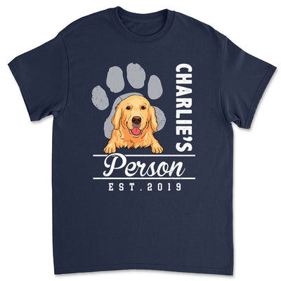 Dog Person Est - Personalized Custom Unisex T-shirt