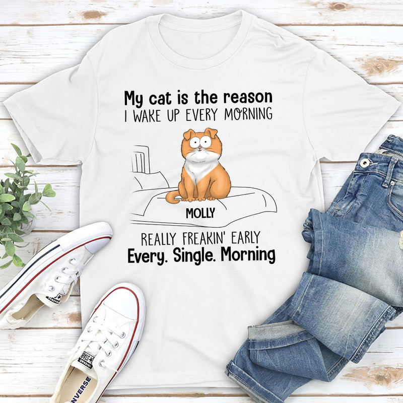 Every Single Morning - Personalized Custom Unisex T-shirt