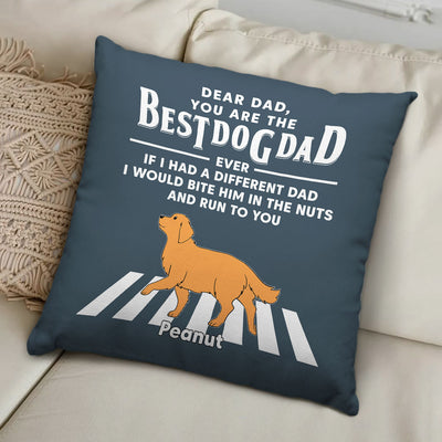 Dogs Run To You - Personalized Custom Throw Pillow