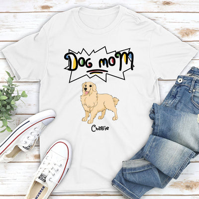 Dog Mom/Dad Colorful - Personalized Custom Unisex T-shirt