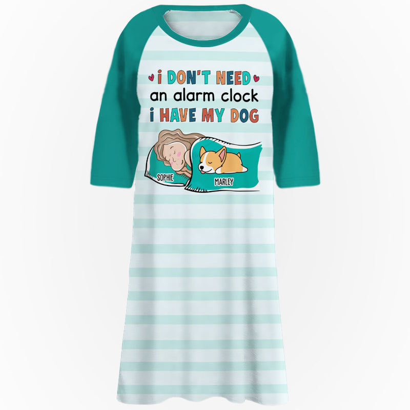 My Alarm Clock - Personalized Custom 3/4 Sleeve Dress