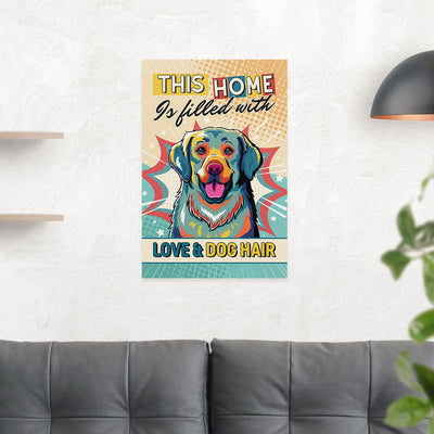 This Home Is Filled With Dog - Poster