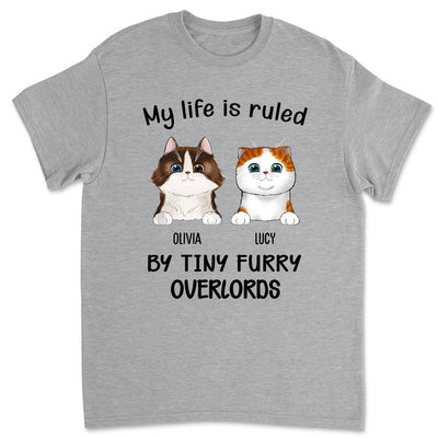 Ruled By Cats - Personalized Custom Unisex T-shirt