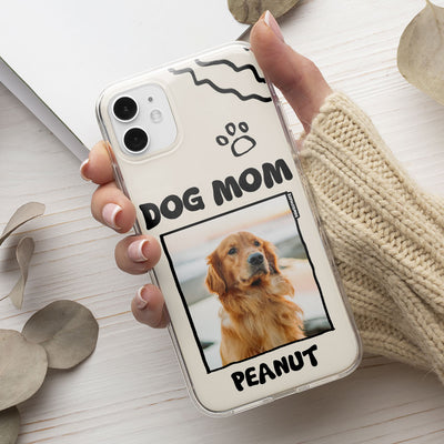 Dog Mom/Dad Cartoon Photo - Personalized Custom Phone Case