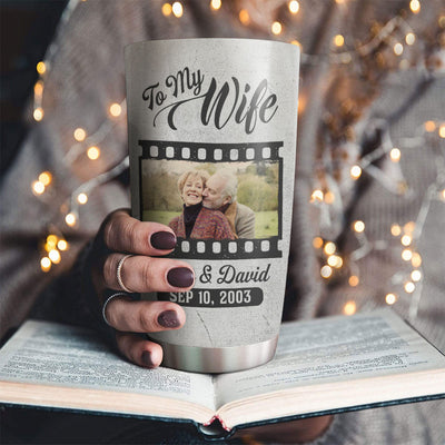 The Day I Met You - Personalized Custom Tumbler