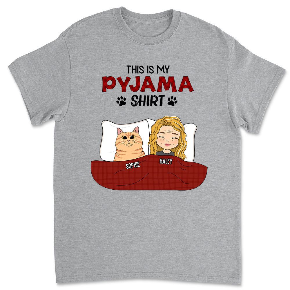 Pet Pyjama Shirt - Personalized Custom Unisex T-shirt – PAWSIONATE