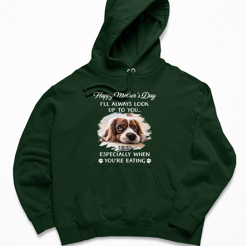 Dog Look Up To You Photo - Personalized Custom Hoodie