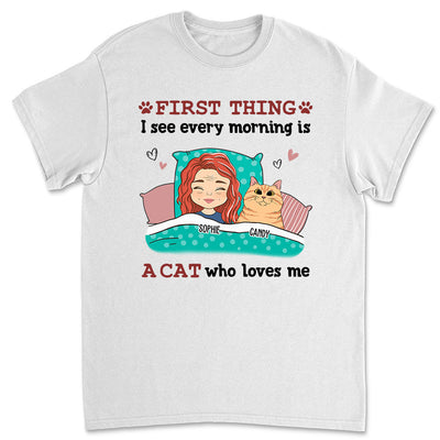 Every Morning Cat - Personalized Custom Unisex T-shirt