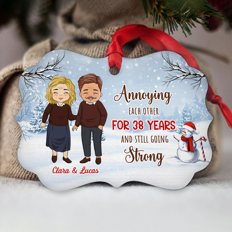 Annoying Couple - Personalized Custom Aluminum Ornament