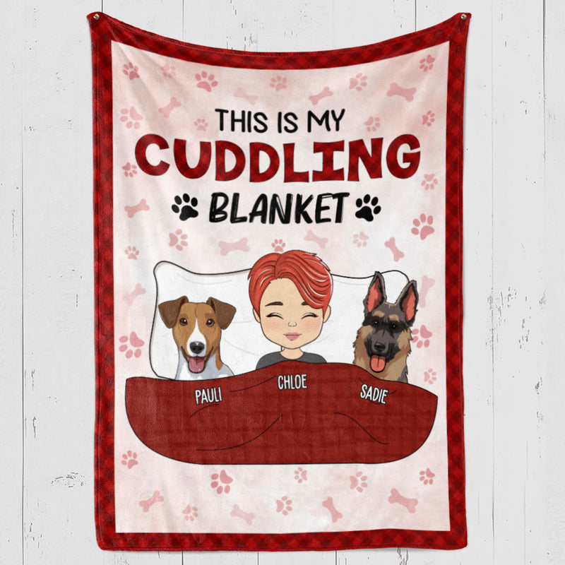 Cuddling Blanket  - Personalized Custom Fleece Blanket