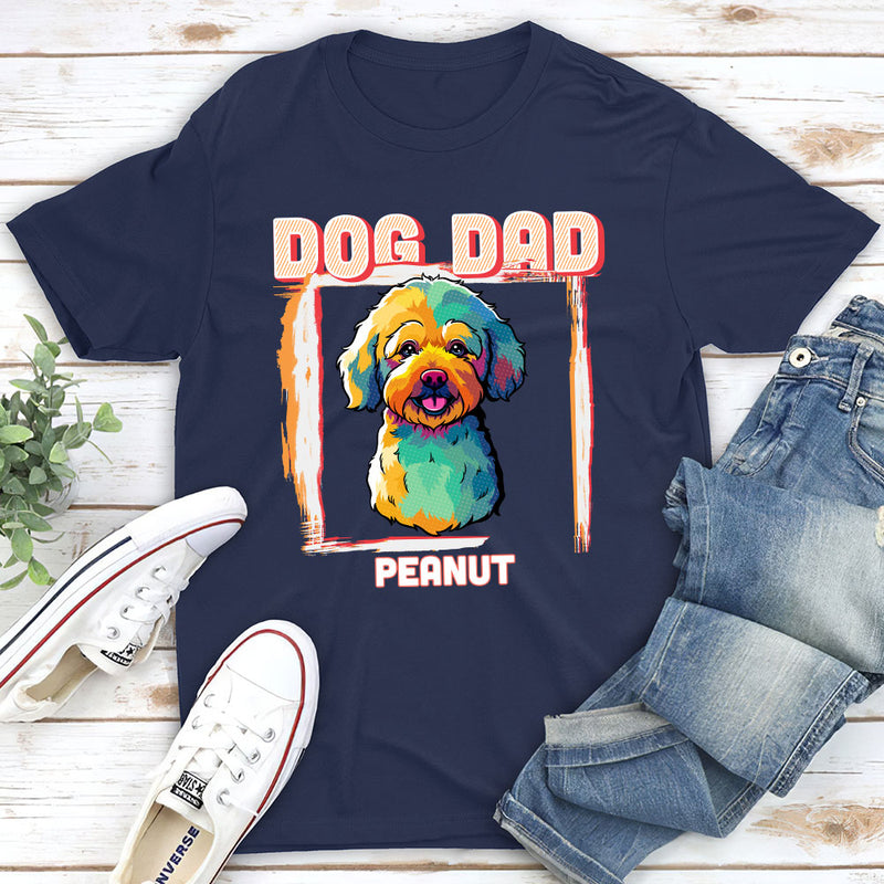 Cool Dad/ Mom Pop Art - Personalized Custom Unisex T-shirt