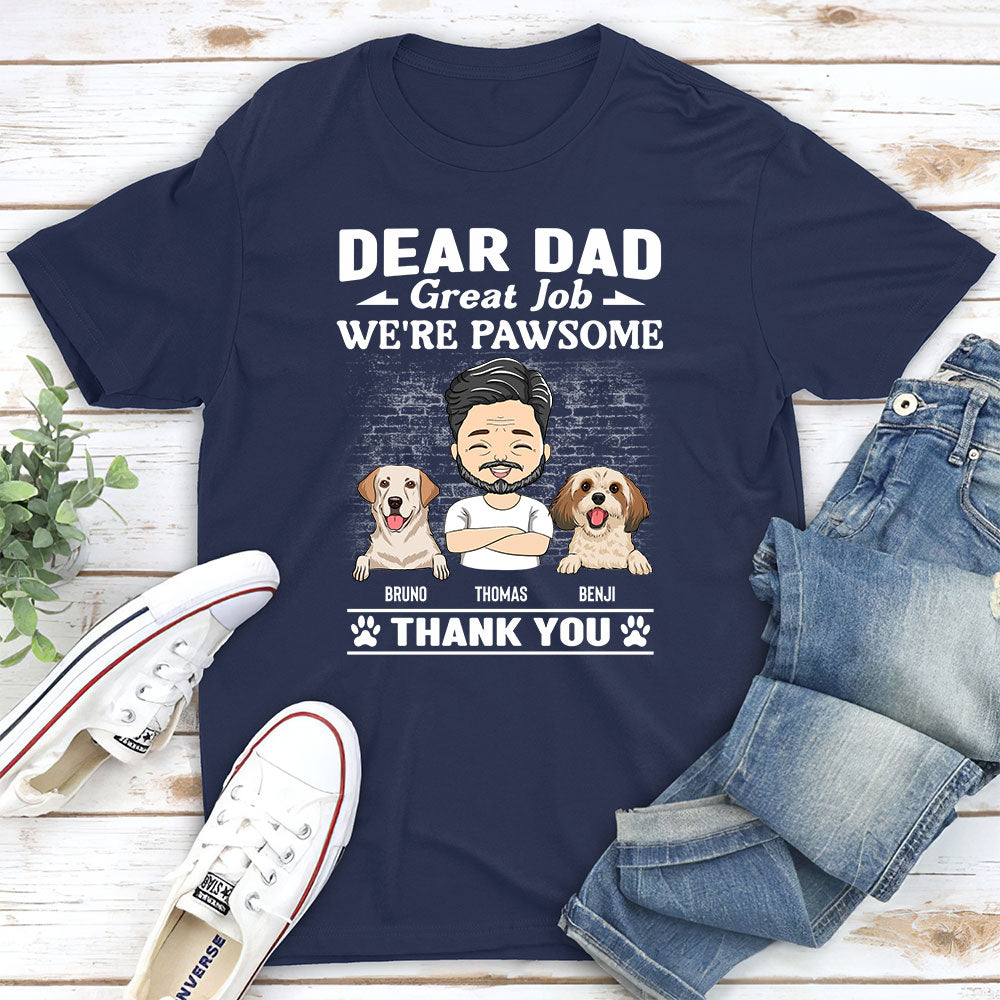 Pawsome Custom Dog Lover Personalized Unisex T-shirt