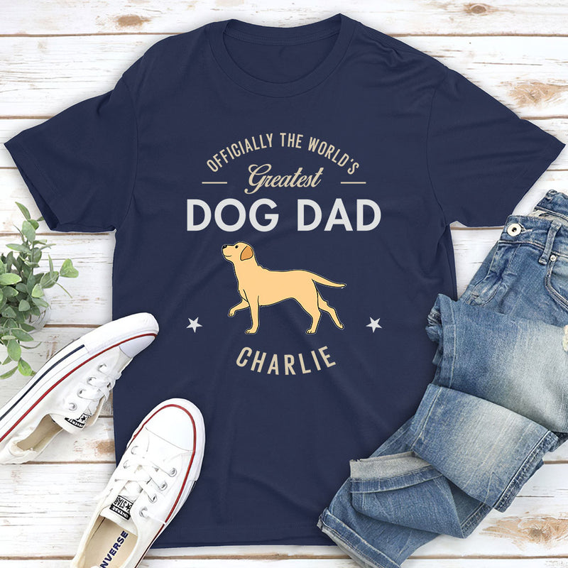 Greatest Dad/Mom - Personalized Custom Unisex T-shirt