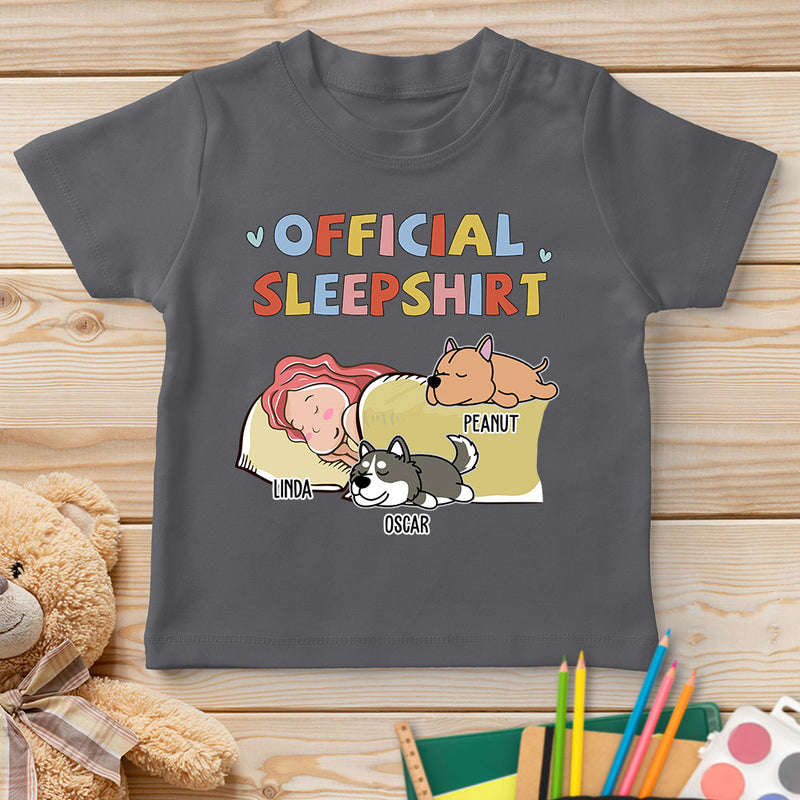 Sleeping Dog Sleepshirt Version 2 - Personalized Custom Youth T-shirt