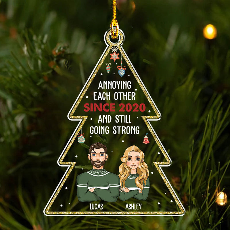 Annoying Each Other - Personalized Custom Acrylic Ornament