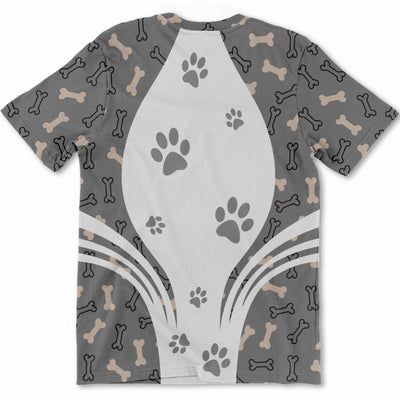 A Dog Makes Life Better - Personalized Custom All-over-print T-shirt