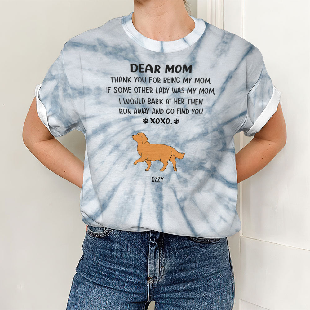 Dear Mom Xoxo - Personalized Custom All-over-print T-shirt