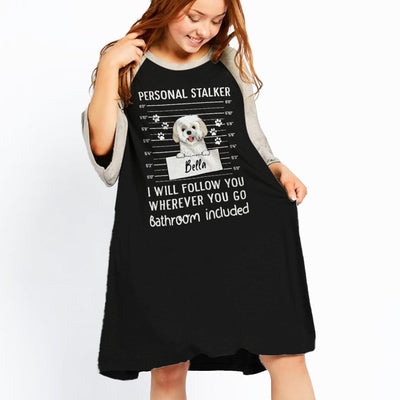 Follow You Everywhere - Personalized Custom 3/4 Sleeve Dress